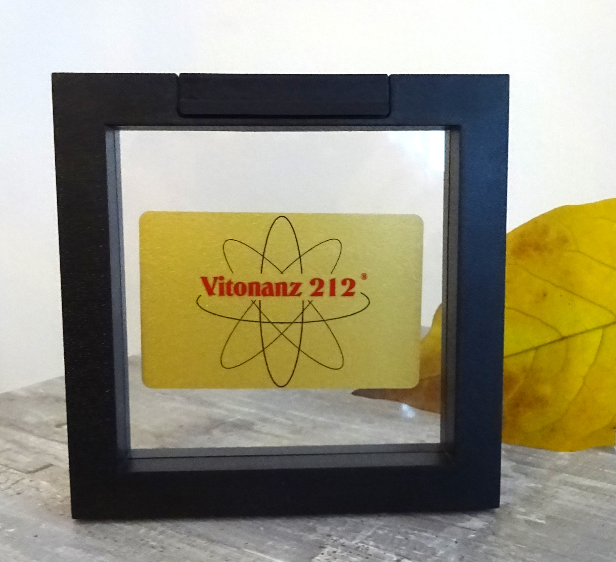 Vitonanz 212® Card in Schutzbox - Schweberahmen (incl.)